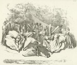 Diez años después o un cambio de moda 1840 de Gustave Dore