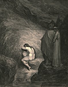 Esa es el alma antigua de la desdichada Mirra, c1890 de Gustave Dore