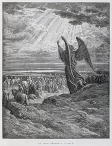 El ángel se aparece a Josué En