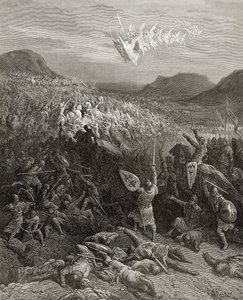 La Batalla de Nicea en 1097, ilustración de 