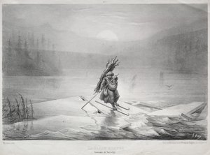 El hielo rompiéndose, Recuerdo de Noruega de Gustave Dore