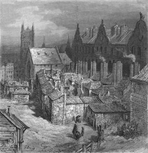 El Acre de los Demonios - Westminster, 1872 de Gustave Dore