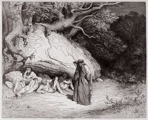 La Divina Comedia, Infierno, Canto 4: Las almas inocentes en el Limbo - Ilustración de Gustave Doré de Gustave Dore