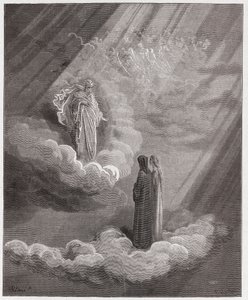 La Divina Comedia, Paraíso, Canto 16: El alma de Cacciaguida habla de Florencia - por Dante Alighieri (1265-1321) - Ilustración de Gustave Doré (1832-1883).