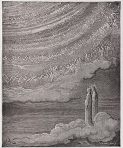 La Divina Comedia, Paraíso, Canto 28: La hueste centelleante del cielo - por Dante Alighieri (1265-1321) - Ilustración de Gustave Doré (1832-1883) de Gustave Dore
