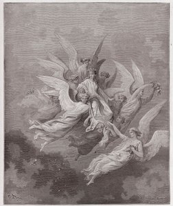 La Divina Comedia, Purgatorio, Canto 30: Beatriz entre los ángeles - Ilustración de Gustave Doré de Gustave Dore