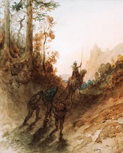 Los gigantes son capturados, c. 1869-83 de Gustave Dore