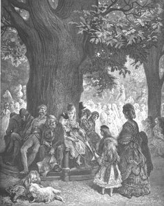 El gran árbol - Kensington Gardens, 1872 de Gustave Dore