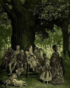 El gran árbol - Jardines de Kensington de Gustave Dore