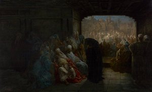 La casa de Caifás de Gustave Dore