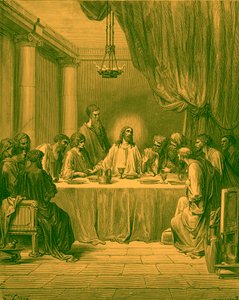 La Última Cena - Biblia de Gustave Dore