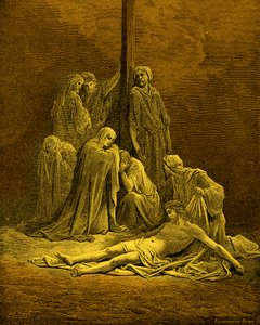 El Cristo muerto - Biblia de Gustave Dore