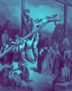 La erección de la cruz - Biblia