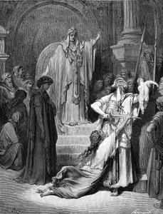 El juicio de Salomón - Biblia de Gustave Dore