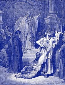 El juicio de Salomón - Biblia de Gustave Dore