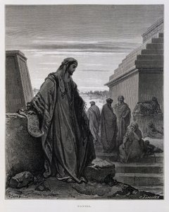 El profeta Daniel, Ilustración de la Biblia de Dore