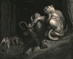 Allí está Minos de Gustave Dore