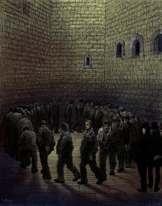Prisión victoriana de Londres de Gustave Dore