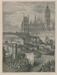 Escaleras de Westminster - Salida de vapores de Gustave Dore