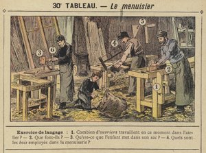 El carpintero de Gustave Fraipont