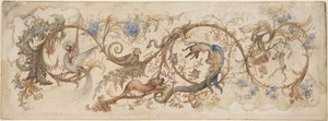 Alegoría de los vicios, 1840-98 de Gustave Gustave Moreau,Moreau