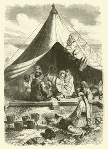 Judíos marroquíes en Gibraltar, huyendo de las masacres en Tetuán de Gustave Janet