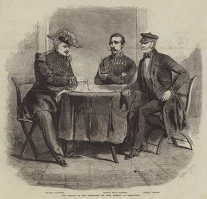 El consejo de guerra antes del asalto final a Sebastopol de Gustave Janet
