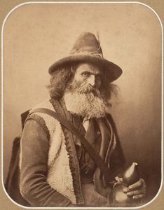 [Un Músico Callejero Italiano], ca. 1856 de Gustave Le Gray