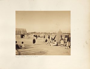 Campamento de Châlons: Zuavos de la Guardia Imperial de Gustave Le Gray