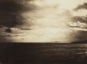 Cielo nublado, mar Mediterráneo, 1857 de Gustave Le Gray