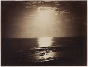 Le soleil couronné, Normandie, 1856-59 de Gustave Le Gray