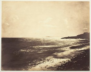 Mediterráneo con Monte Agde, 1857 de Gustave Le Gray