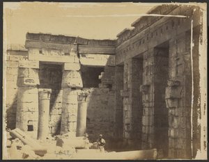 [Templo Mortuorio de Ramsés III] de Gustave Le Gray
