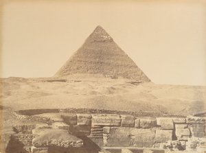 Pirámides de Giza de Gustave Le Gray