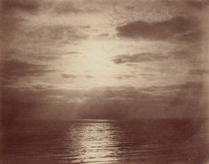 Efecto solar en las nubes-oceano de Gustave Le Gray