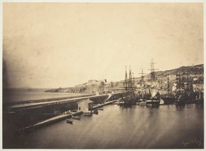 El muelle en Sète de Gustave Le Gray