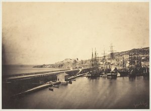 El muelle en Sète, 1857 de Gustave Le Gray