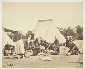 Sin título [Zouaves], 1857 de Gustave Le Gray