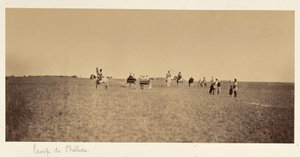 Visitantes del Campo de Châlons de Gustave Le Gray