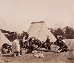 Comida de los zuavos de Gustave Le Gray