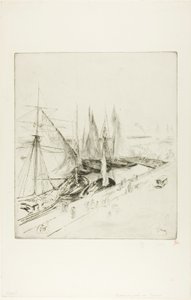 Barcos de pesca de Tréport de Gustave Leheutre