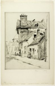 El ábside de San Remy de Troyes de Gustave Leheutre