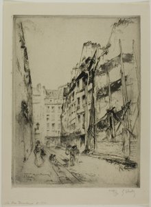 La Rue Domat, París de Gustave Leheutre