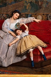 Las alegrías de la maternidad, detalle