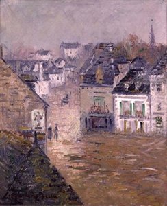 Lluvia fina, Pont Aven, c.1922 de Gustave Loiseau