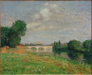 Puente Perronet en Nantes de Gustave Loiseau