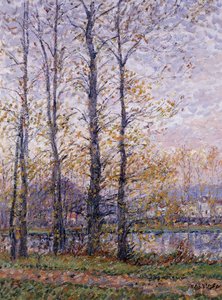 Las orillas del Oise en Precy de Gustave Loiseau