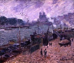 El puente de Enrique IV de Gustave Loiseau