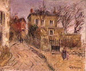 El camino del pueblo de Gustave Loiseau