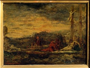 Calvario (pintura sobre madera)